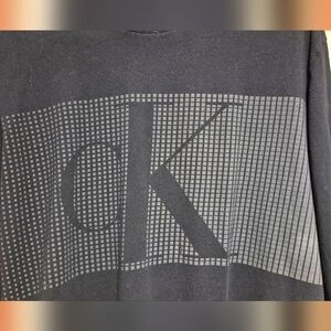 Calvin Klein Black Graphic Long Sleeve  T shirt